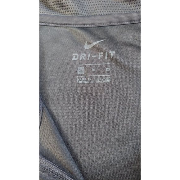 NIKE DRI-FIT MEN'S XL GRAY FULL ZIP LIGHTWEIGHT JACKET - Picture 4 of 7